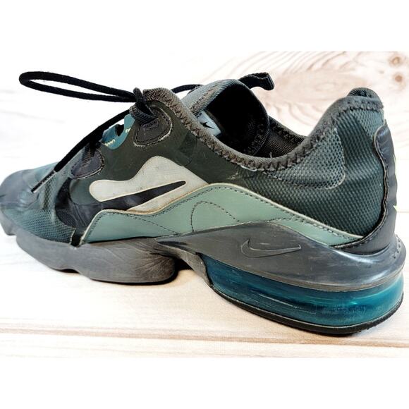 Nike AirMax Infinity 2 Men's Green & Black Athletic Running Sneakers Size 9.5 - Picture 15 of 16